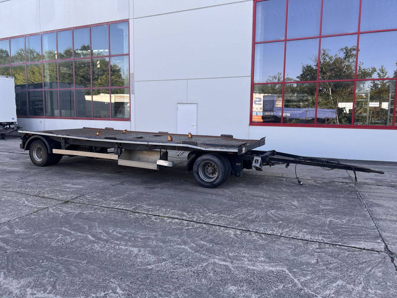 קרון נגרר מתגלגל/ מדלג 2 Achs Kombi- Anhänger für Abroll- oder Absetzm: תמונה 1