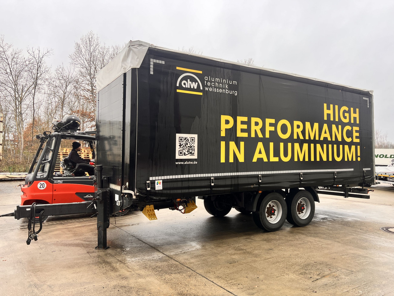 קרון נגרר עם וילונות צד Fliegl TPS135  13,5 t Tandemplanenanhänger, neuwertig: תמונה 13