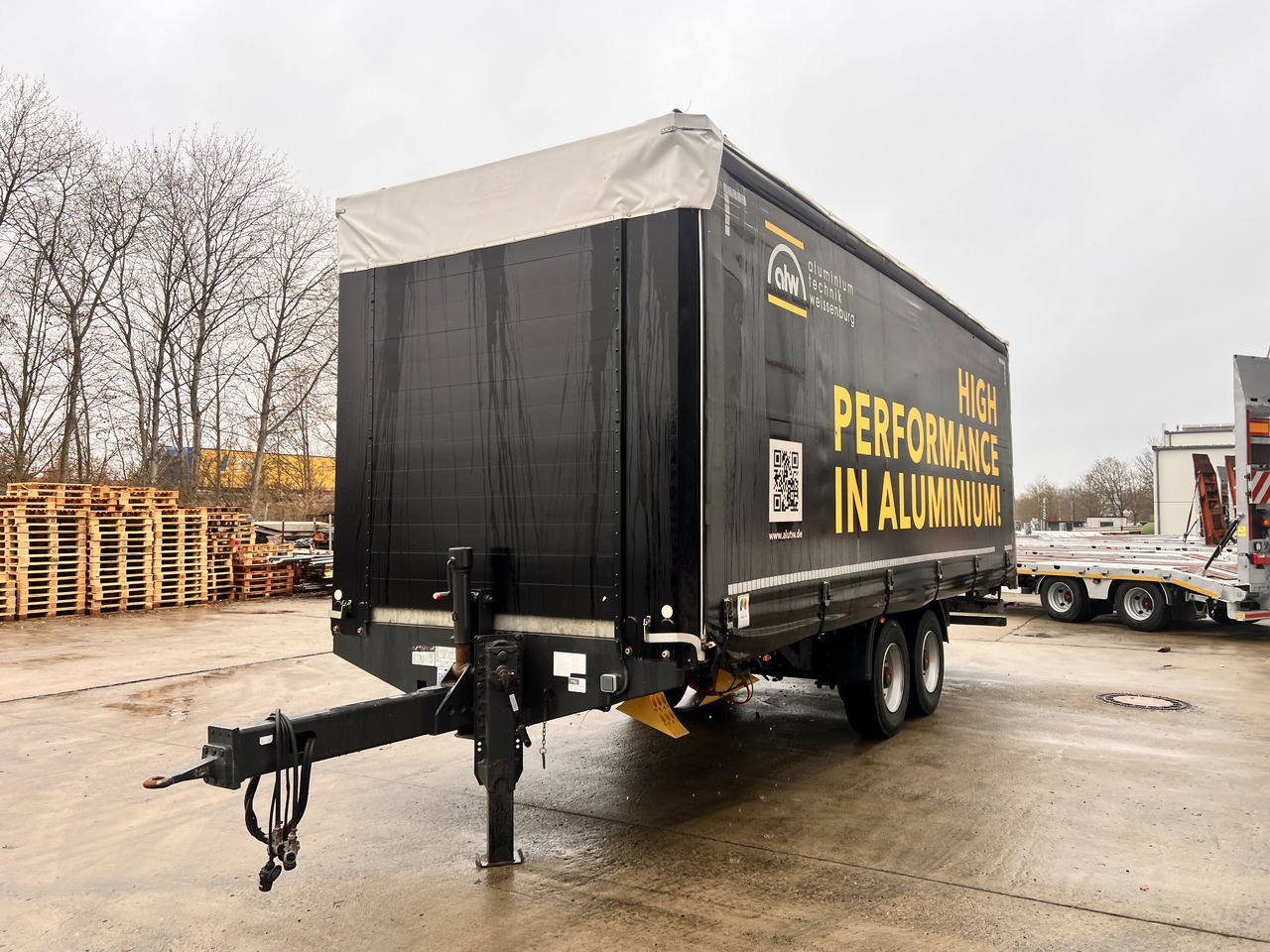 קרון נגרר עם וילונות צד Fliegl TPS135  13,5 t Tandemplanenanhänger, neuwertig: תמונה 12