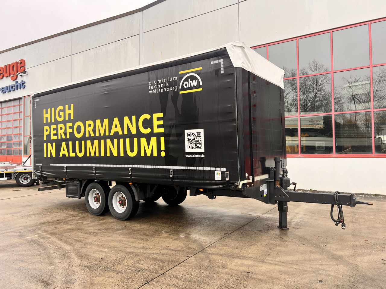 קרון נגרר עם וילונות צד Fliegl TPS135  13,5 t Tandemplanenanhänger, neuwertig: תמונה 6