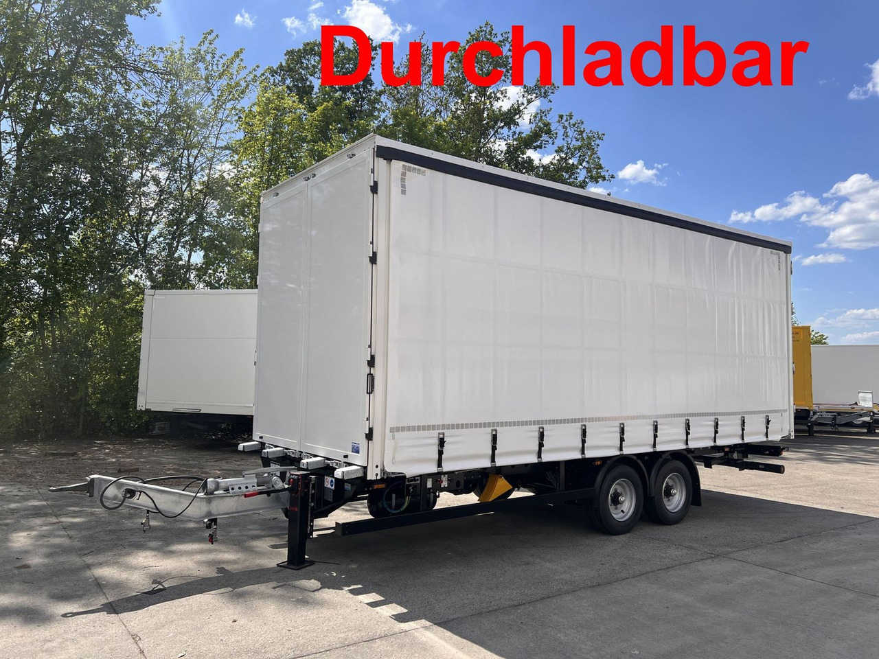 Möslein NEUER Tandem- Planenanhänger Durchladbar - משאית וילונות צד: תמונה 1 Möslein NEUER Tandem- Planenanhänger Durchladbar - משאית וילונות צד: תמונה 1