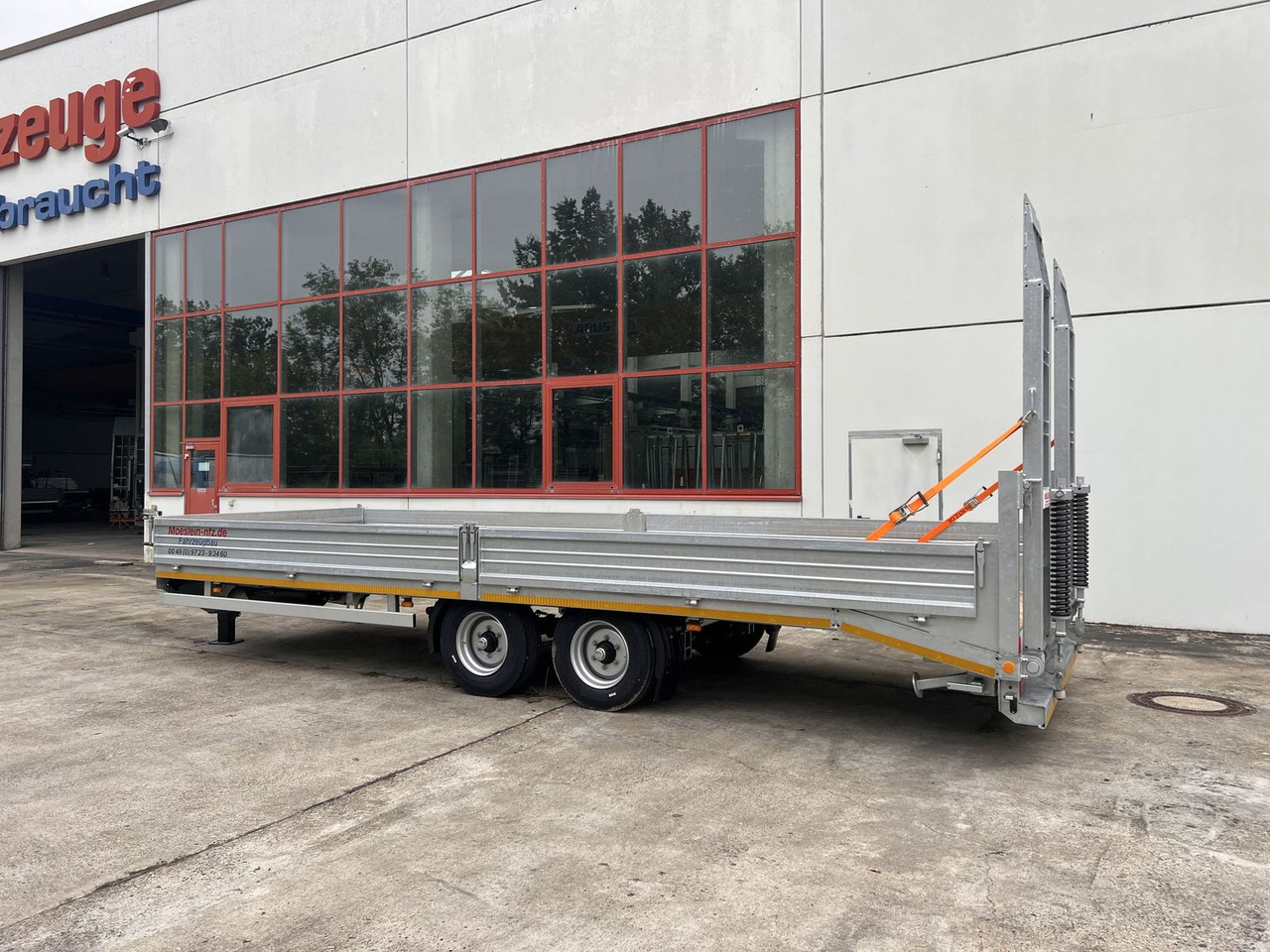 Möslein Neuer Tandemtieflader, 7,28 m Ladefläche - קרון נגרר עם מטען נמוך: תמונה 5 Möslein Neuer Tandemtieflader, 7,28 m Ladefläche - קרון נגרר עם מטען נמוך: תמונה 5