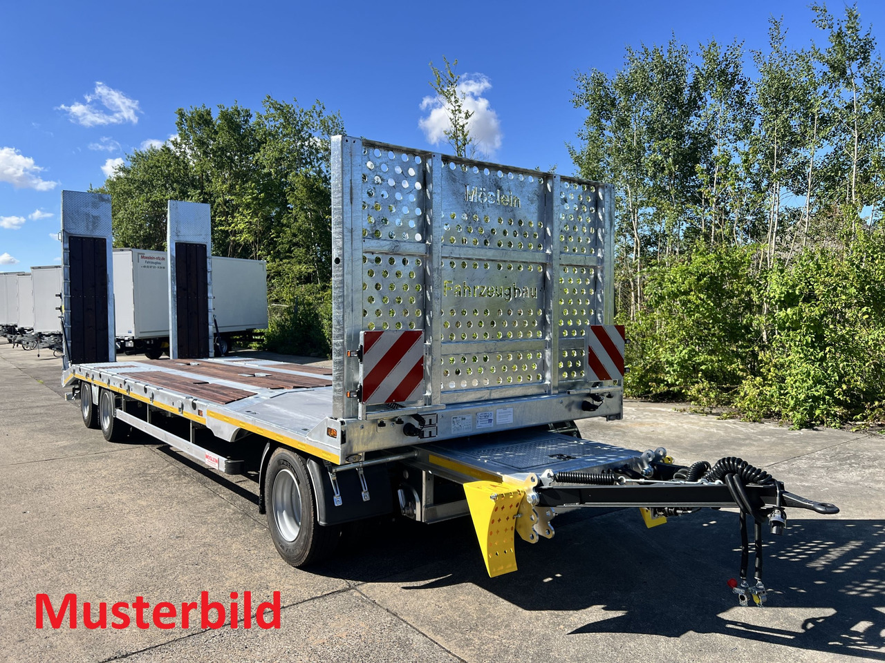 Möslein T 3-8,20 P VB H1 3 Achs Tieflader mit gerader Ladefläche 8,10 m, Neufahrzeug - קרון נגרר עם מטען נמוך: תמונה 5 Möslein T 3-8,20 P VB H1 3 Achs Tieflader mit gerader Ladefläche 8,10 m, Neufahrzeug - קרון נגרר עם מטען נמוך: תמונה 5