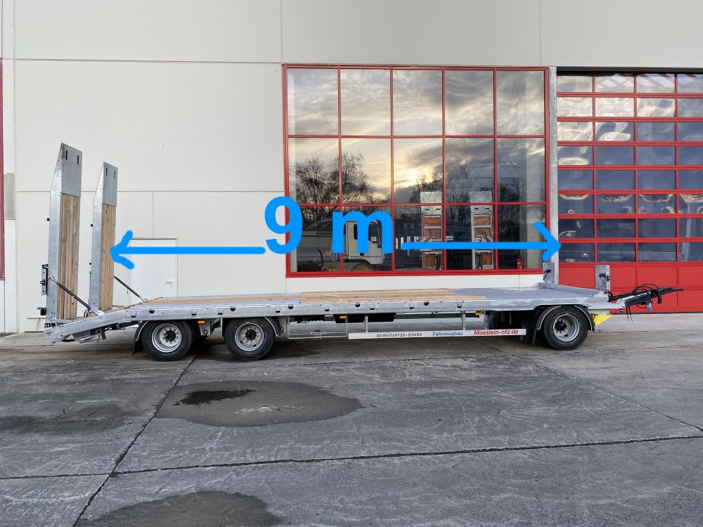 Möslein T 3-9,20 F Blatt 3 Achs Tieflader mit gerader Ladefläche 9 m, Neufahrzeug - קרון נגרר עם מטען נמוך: תמונה 1 Möslein T 3-9,20 F Blatt 3 Achs Tieflader mit gerader Ladefläche 9 m, Neufahrzeug - קרון נגרר עם מטען נמוך: תמונה 1
