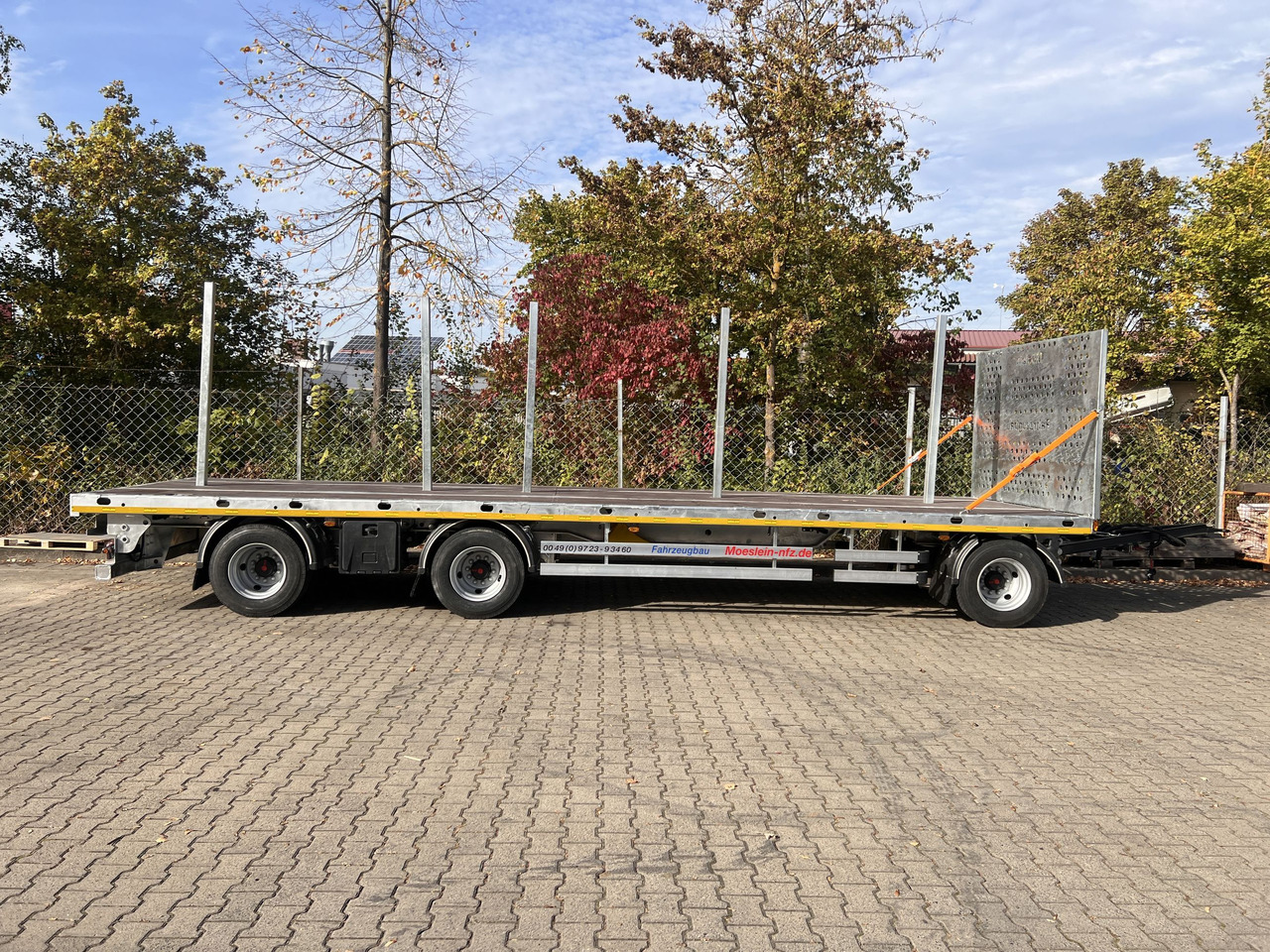 Möslein T 3 Plato 9 m 3 Achs Jumbo- Plato- Anhänger 9 m, Mega - קרון נגרר צד נופל/ שטוח: תמונה 2 Möslein T 3 Plato 9 m 3 Achs Jumbo- Plato- Anhänger 9 m, Mega - קרון נגרר צד נופל/ שטוח: תמונה 2