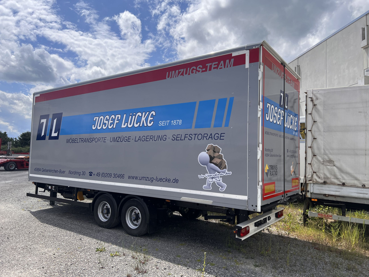 Möslein TKO 105 Schwebheim Tandem- Möbel Koffer- Anhänger - קרון נגרר בתיבה סגורה: תמונה 2 Möslein TKO 105 Schwebheim Tandem- Möbel Koffer- Anhänger - קרון נגרר בתיבה סגורה: תמונה 2