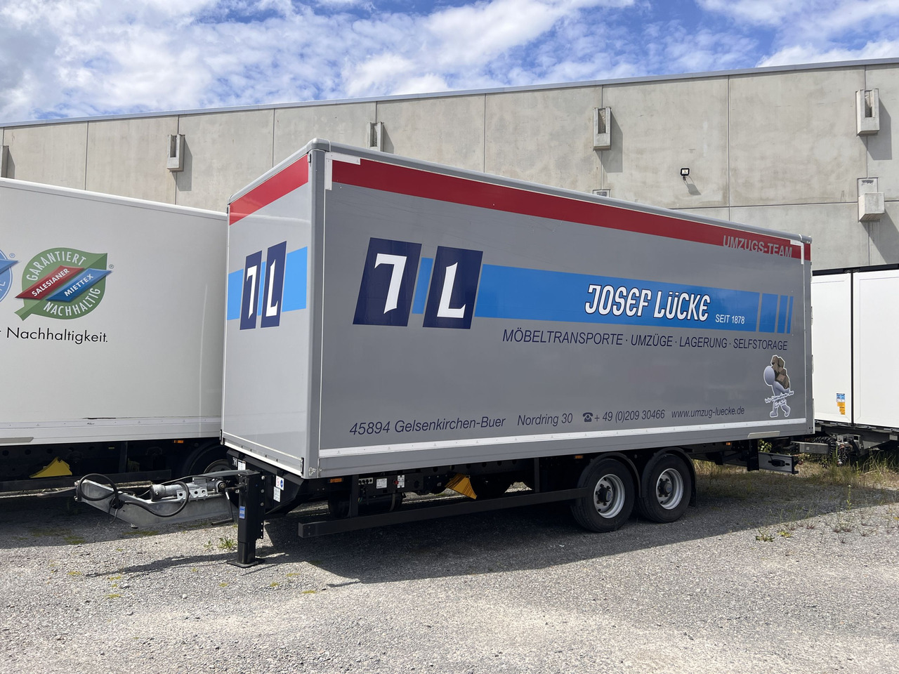 Möslein TKO 105 Schwebheim Tandem- Möbel Koffer- Anhänger - קרון נגרר בתיבה סגורה: תמונה 4 Möslein TKO 105 Schwebheim Tandem- Möbel Koffer- Anhänger - קרון נגרר בתיבה סגורה: תמונה 4