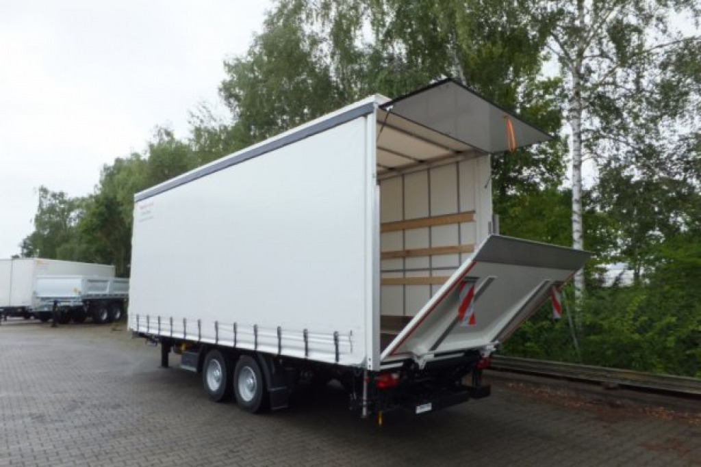 Möslein TPS 11 DL 7,30 neuer Planenanhänger, Ladebordwand + Durchladbar - קרון נגרר עם וילונות צד: תמונה 2 Möslein TPS 11 DL 7,30 neuer Planenanhänger, Ladebordwand + Durchladbar - קרון נגרר עם וילונות צד: תמונה 2