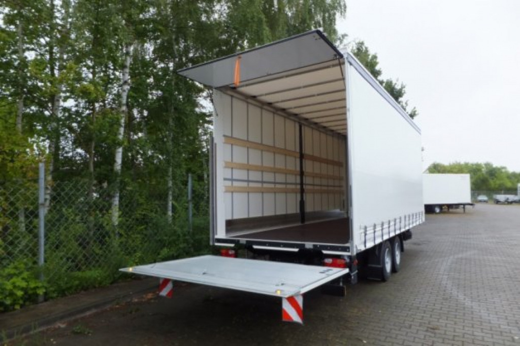 Möslein TPS 11 DL 7,30 neuer Planenanhänger, Ladebordwand + Durchladbar - קרון נגרר עם וילונות צד: תמונה 3 Möslein TPS 11 DL 7,30 neuer Planenanhänger, Ladebordwand + Durchladbar - קרון נגרר עם וילונות צד: תמונה 3