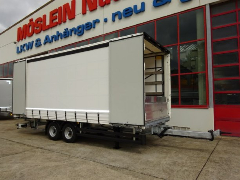 Möslein TPW 105 D Schwebheim Tandem- Planenanhänger Durchladen - קרון נגרר עם וילונות צד: תמונה 5 Möslein TPW 105 D Schwebheim Tandem- Planenanhänger Durchladen - קרון נגרר עם וילונות צד: תמונה 5