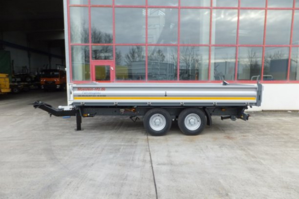 Möslein TTD 11 Weiß neuer Tandem 3- Seitenkipper Tieflader-- Neufahrzeug -- - קרון נגרר עם מזהיר: תמונה 2 Möslein TTD 11 Weiß neuer Tandem 3- Seitenkipper Tieflader-- Neufahrzeug -- - קרון נגרר עם מזהיר: תמונה 2