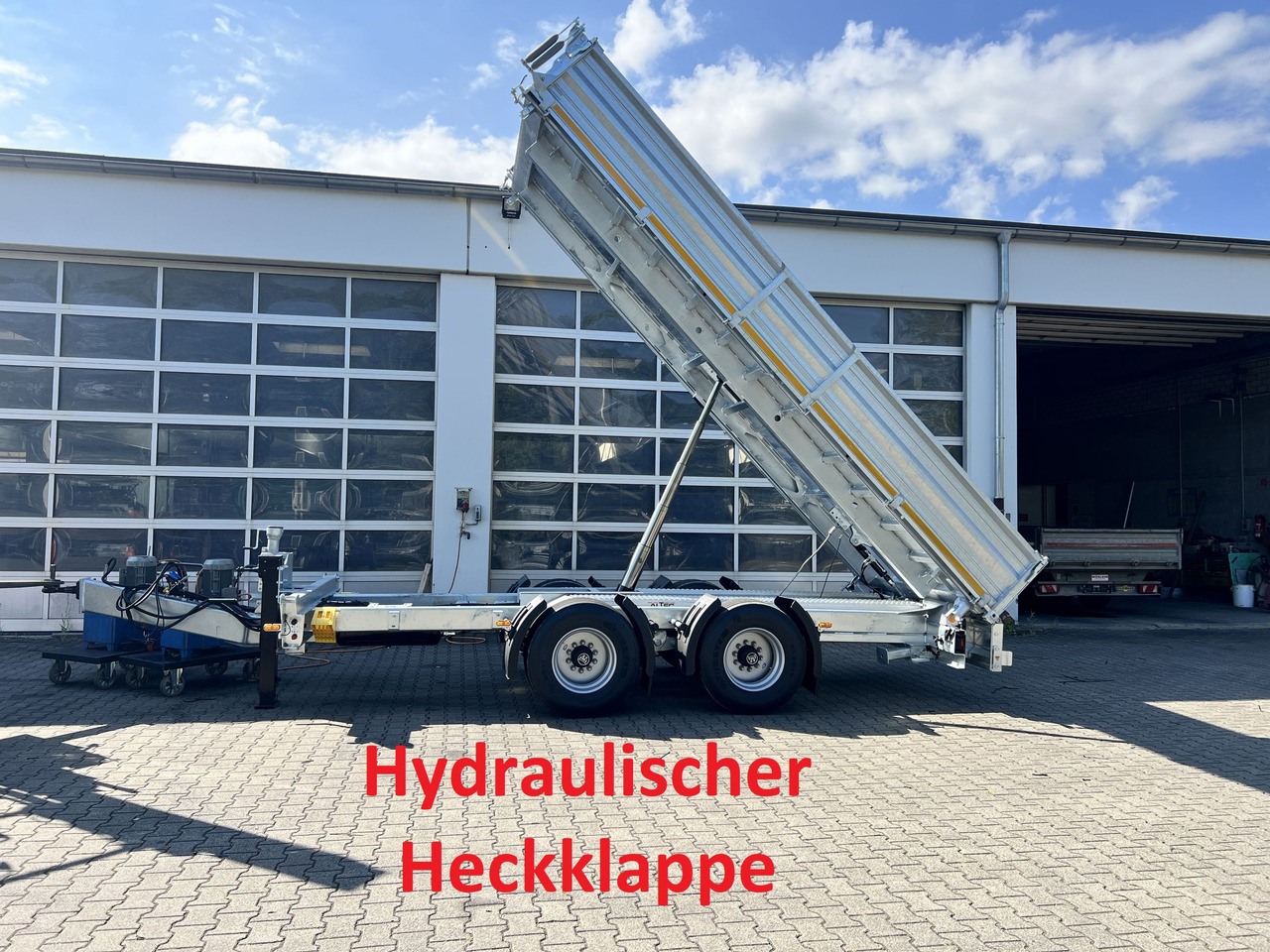 Möslein TTD 19 B neuer 19 t Tandemkipper- Tieflader hydraulischer Klappe - קרון נגרר עם מזהיר: תמונה 1 Möslein TTD 19 B neuer 19 t Tandemkipper- Tieflader hydraulischer Klappe - קרון נגרר עם מזהיר: תמונה 1