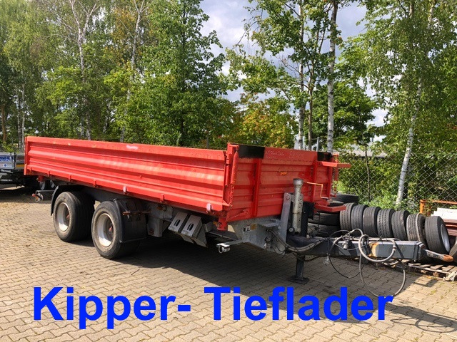 Möslein TTD 19 Schwebheim 19 t Tandemkipper- Tieflader - קרון נגרר עם מזהיר: תמונה 1 Möslein TTD 19 Schwebheim 19 t Tandemkipper- Tieflader - קרון נגרר עם מזהיר: תמונה 1
