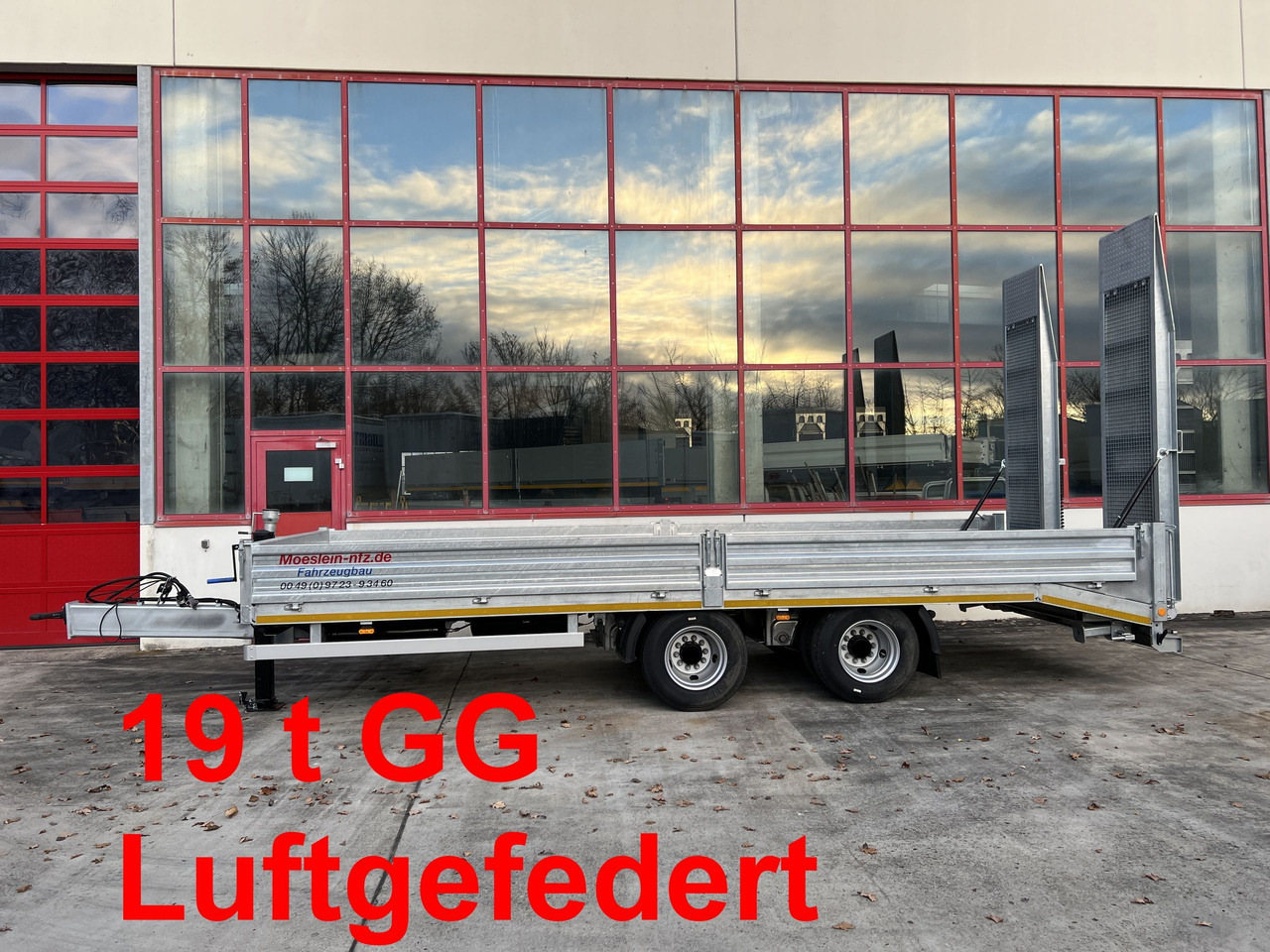 Möslein TTO 19 19 t Tandemtieflader,Neufahrzeug - קרון נגרר עם מטען נמוך: תמונה 1 Möslein TTO 19 19 t Tandemtieflader,Neufahrzeug - קרון נגרר עם מטען נמוך: תמונה 1