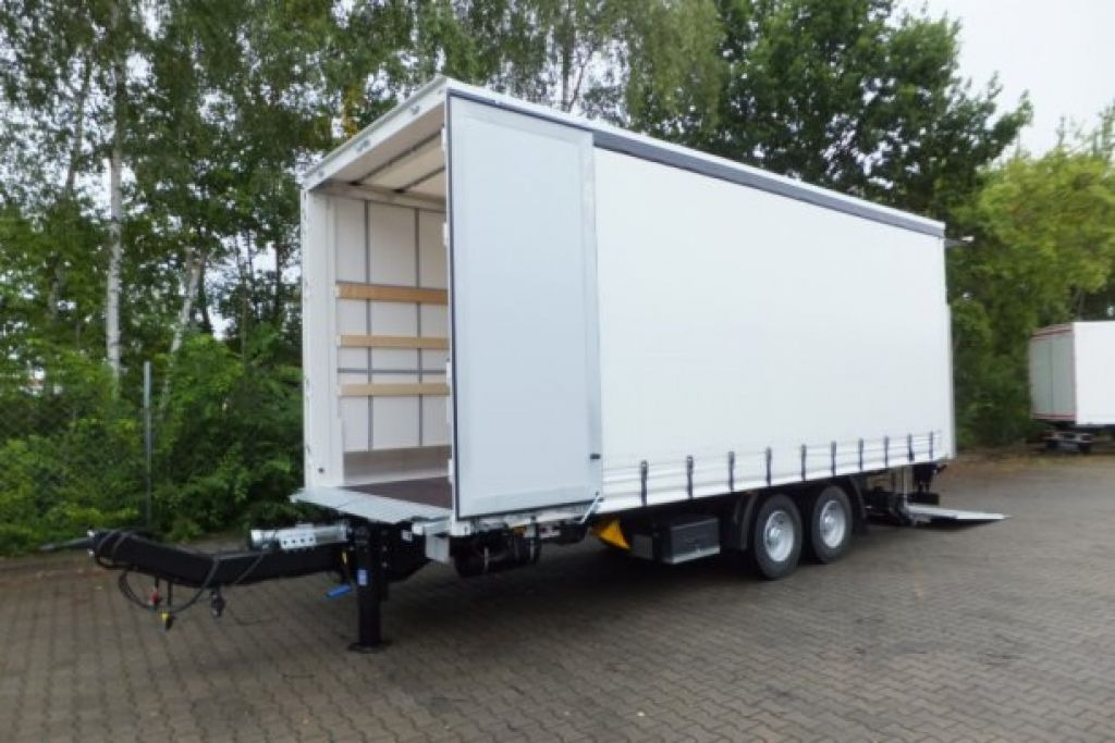 Möslein neuer Planenanhänger, Ladebordwand + Durchladba - קרון נגרר עם וילונות צד: תמונה 2 Möslein neuer Planenanhänger, Ladebordwand + Durchladba - קרון נגרר עם וילונות צד: תמונה 2