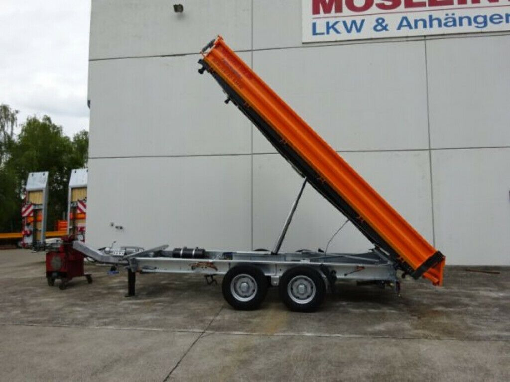 Möslein neuer Tandem 3- Seitenkipper Tieflader-- Neufah - קרון נגרר עם מזהיר: תמונה 3 Möslein neuer Tandem 3- Seitenkipper Tieflader-- Neufah - קרון נגרר עם מזהיר: תמונה 3