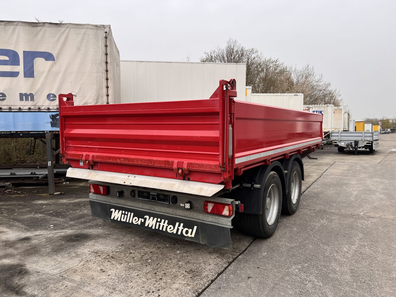 Müller Mitteltal TA-2 18 t Tandemkipper- Tieflader - קרון נגרר עם מזהיר: תמונה 2 Müller Mitteltal TA-2 18 t Tandemkipper- Tieflader - קרון נגרר עם מזהיר: תמונה 2