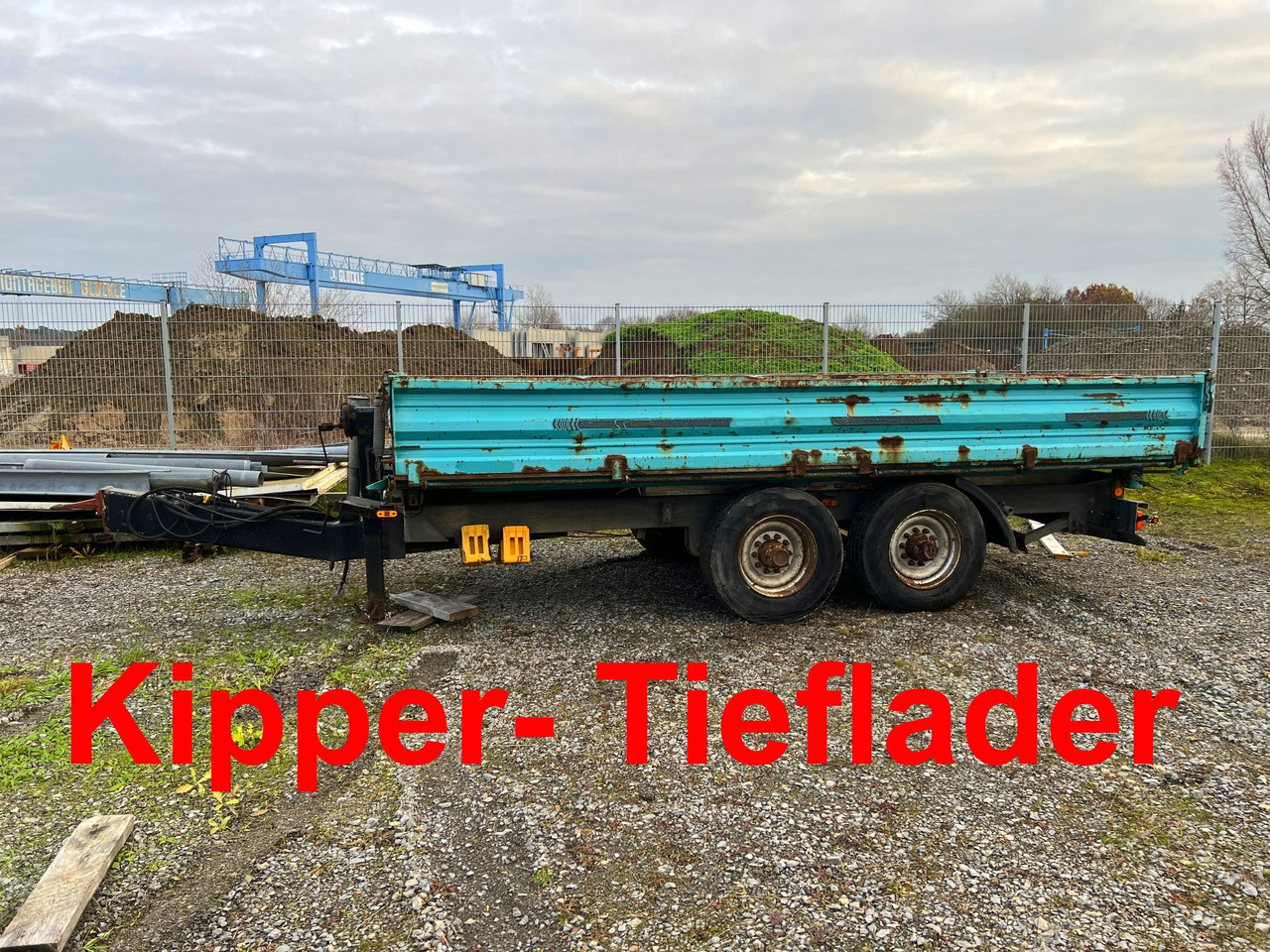 Obermaier 14 14 t Tandemkipper- Tieflader - קרון נגרר עם מזהיר: תמונה 1 Obermaier 14 14 t Tandemkipper- Tieflader - קרון נגרר עם מזהיר: תמונה 1