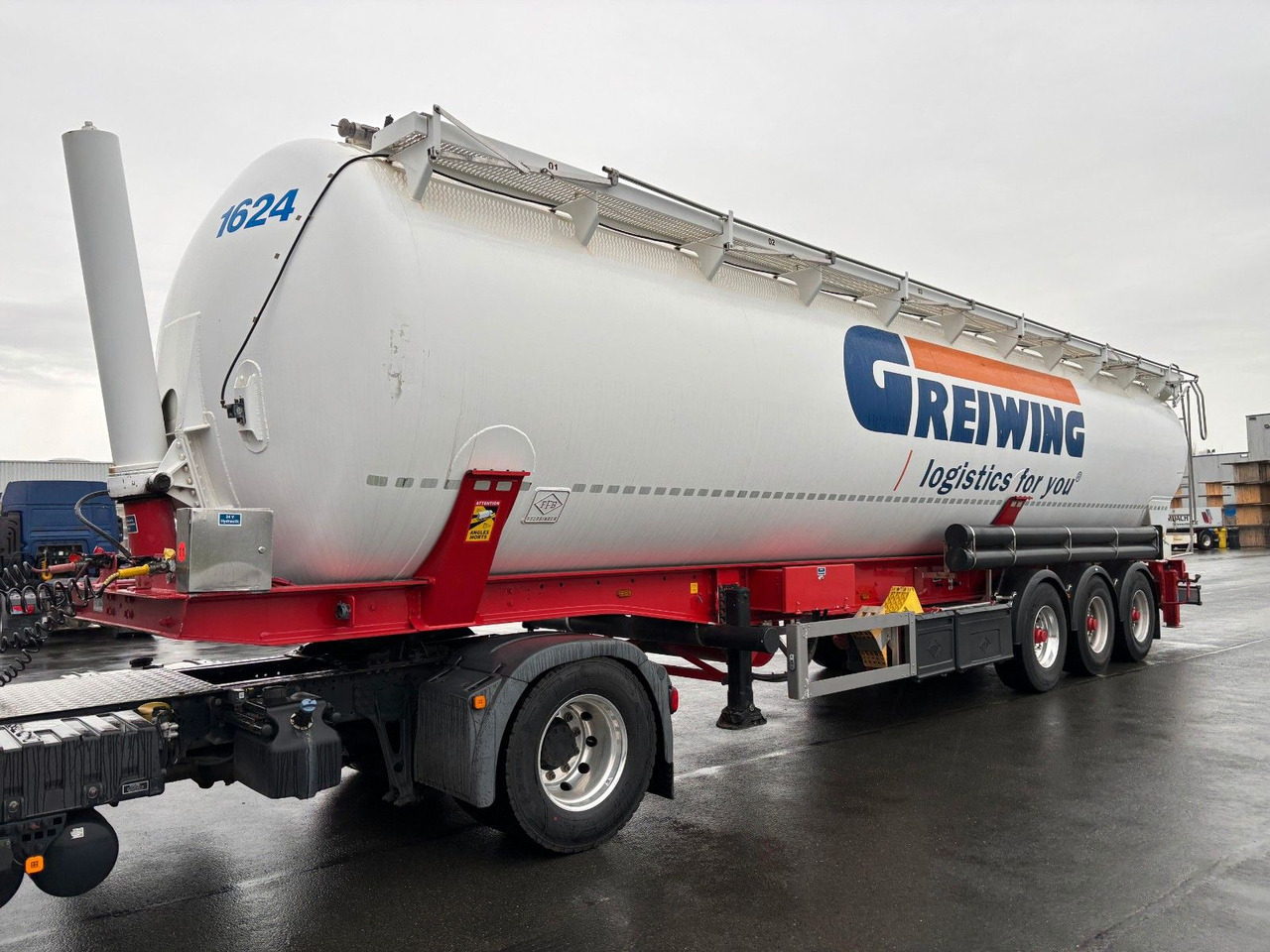 Feldbinder KIP 63.3 + E-Hydraulik - סמיטריילר Silo: תמונה 1 Feldbinder KIP 63.3 + E-Hydraulik - סמיטריילר Silo: תמונה 1