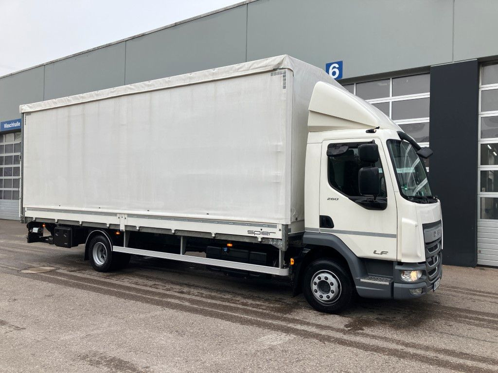 DAF FA LF 260 12t Spier Pritsche Plane LBW - משאית וילונות צד: תמונה 2 DAF FA LF 260 12t Spier Pritsche Plane LBW - משאית וילונות צד: תמונה 2