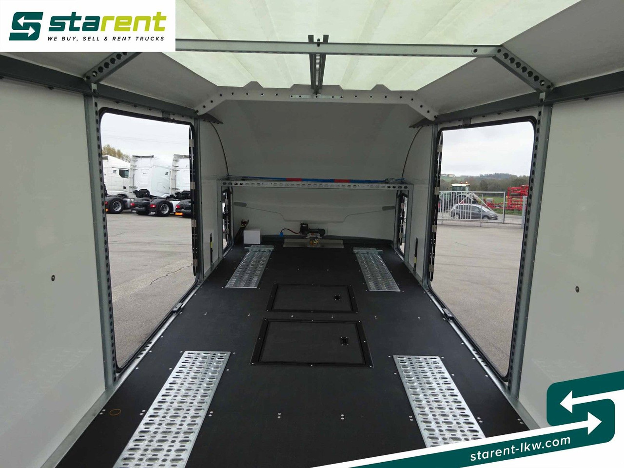 קרון נגרר בהובלה אוטומטית Brian James Race Transporter 7, Seilwinde, elektr. Klappe: תמונה 15
