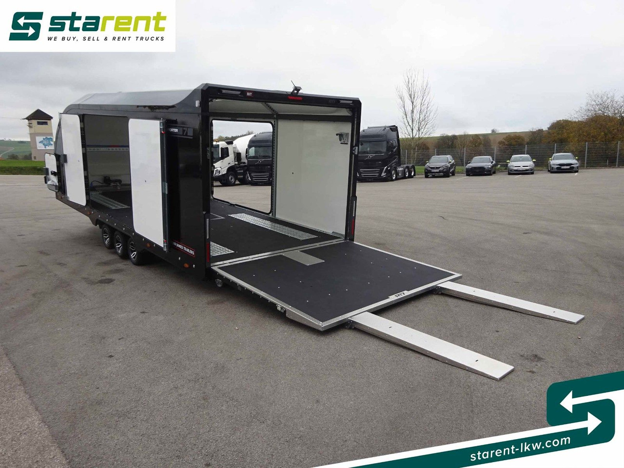 קרון נגרר בהובלה אוטומטית Brian James Race Transporter 7, Seilwinde, elektr. Klappe: תמונה 13