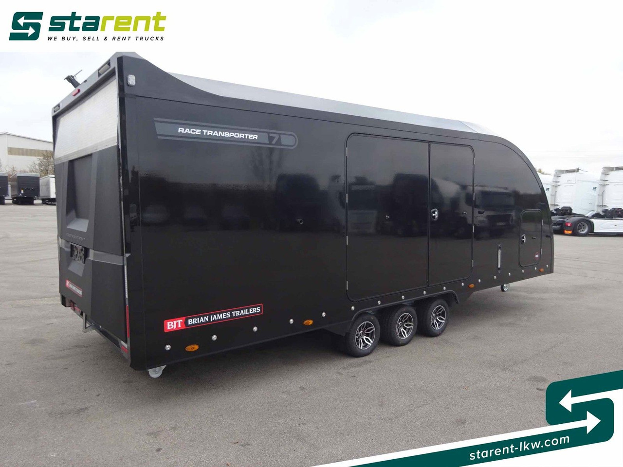 קרון נגרר בהובלה אוטומטית Brian James Race Transporter 7, Seilwinde, elektr. Klappe: תמונה 5