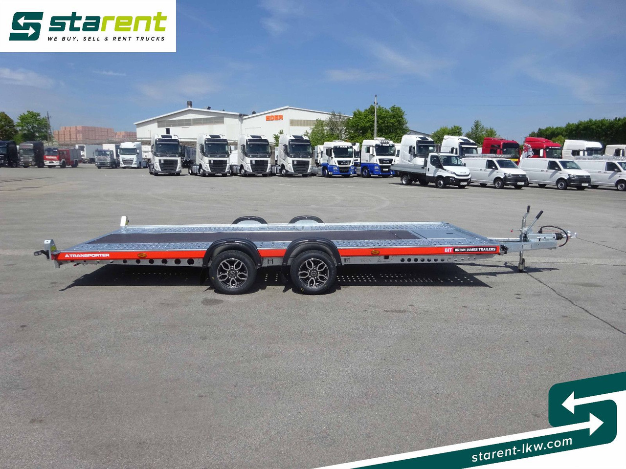 Brian James Trailers A-Transporter, Rampen, Alufelgen - קרון נגרר בהובלה אוטומטית: תמונה 4 Brian James Trailers A-Transporter, Rampen, Alufelgen - קרון נגרר בהובלה אוטומטית: תמונה 4