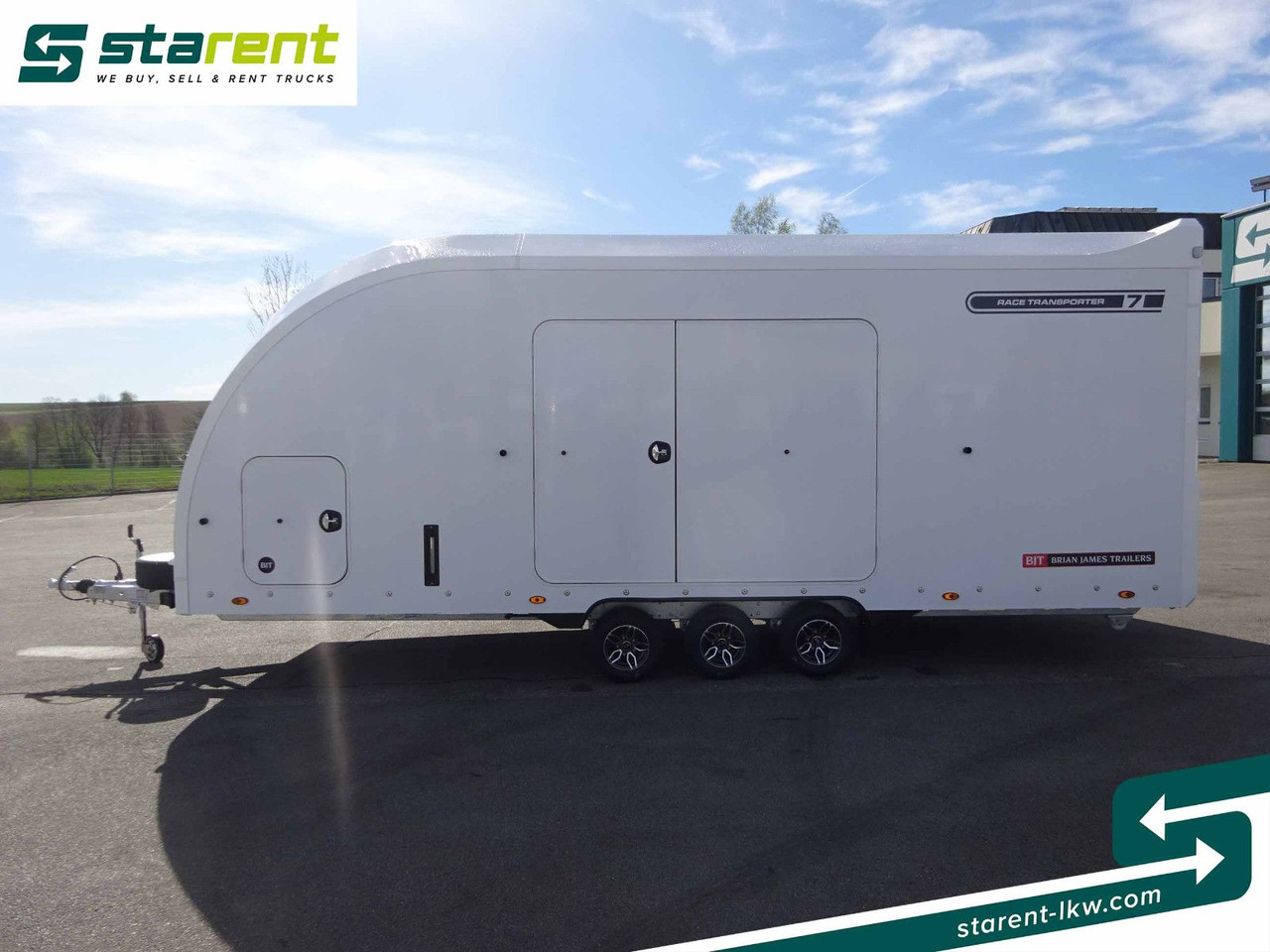 קרון נגרר בהובלה אוטומטית Brian James Trailers Race Transporter 7, Seilwinde: תמונה 8