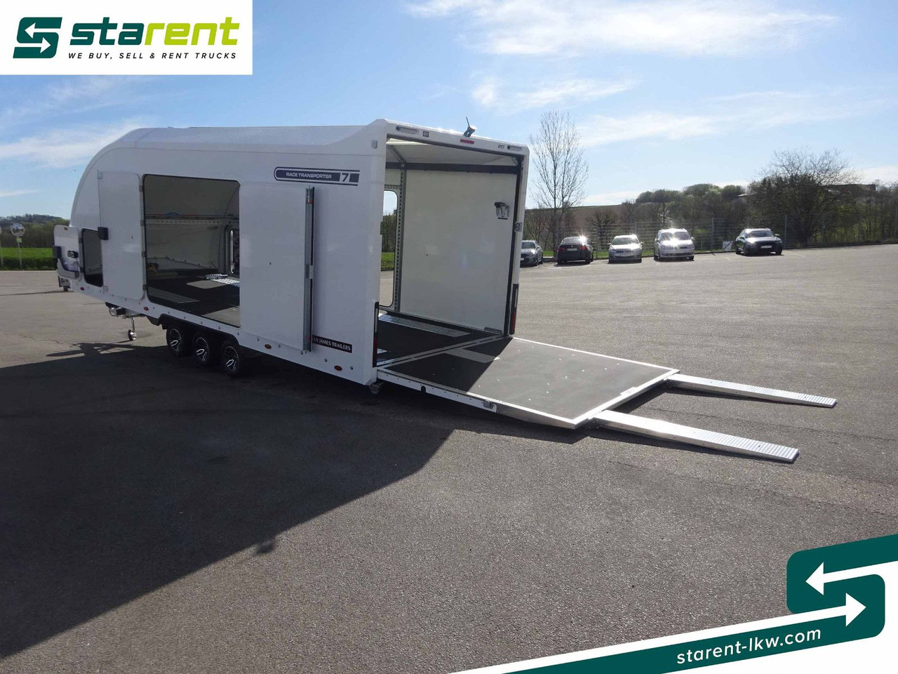 קרון נגרר בהובלה אוטומטית Brian James Trailers Race Transporter 7, Seilwinde: תמונה 11