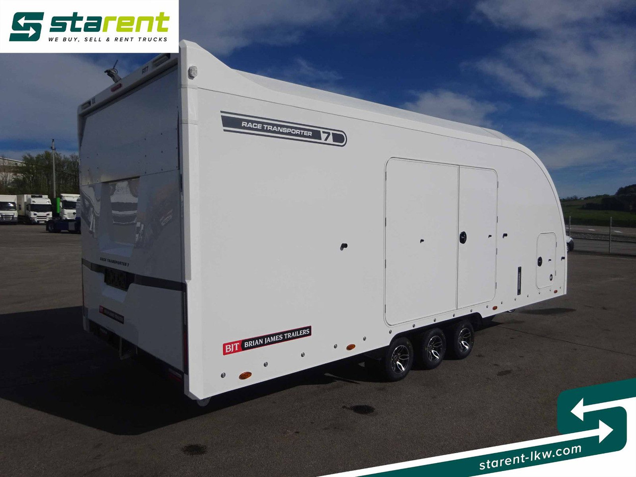 קרון נגרר בהובלה אוטומטית Brian James Trailers Race Transporter 7, Seilwinde: תמונה 5