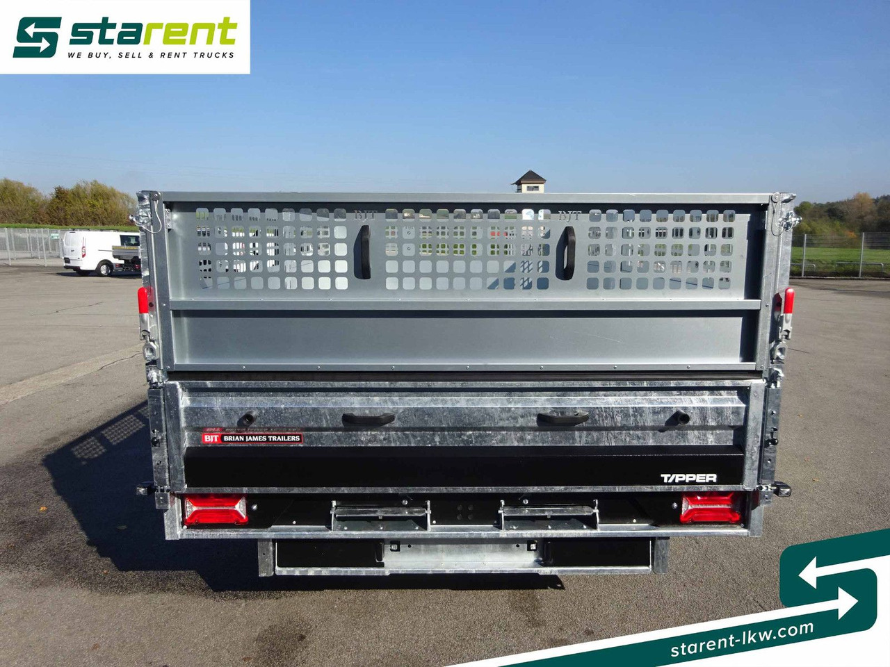 קרון נגרר צד נופל/ שטוח Brian James Trailers Tipper, Elektrisch Kippbar, Rampen: תמונה 6