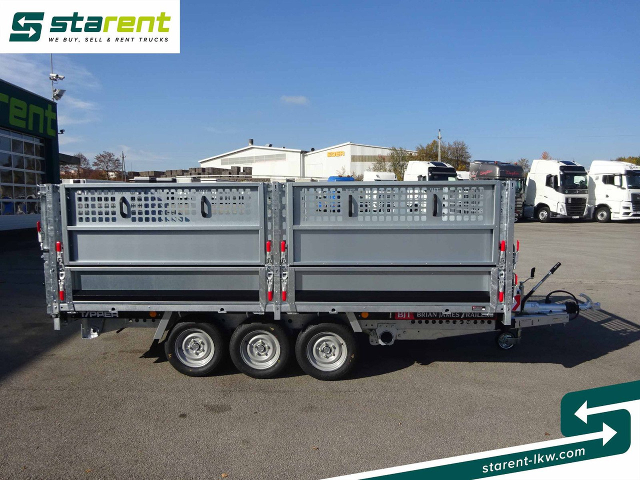 Brian James Trailers Tipper, Elektrisch Kippbar, Rampen - קרון נגרר צד נופל/ שטוח: תמונה 4 Brian James Trailers Tipper, Elektrisch Kippbar, Rampen - קרון נגרר צד נופל/ שטוח: תמונה 4