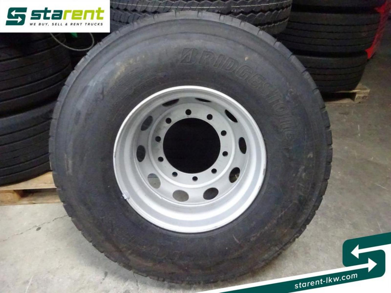 Bridgestone M-Steer 001, 13 R22,5 mit Felge *NEU* - חבילת גלגלים וצמיגים עבור משאית: תמונה 3 Bridgestone M-Steer 001, 13 R22,5 mit Felge *NEU* - חבילת גלגלים וצמיגים עבור משאית: תמונה 3