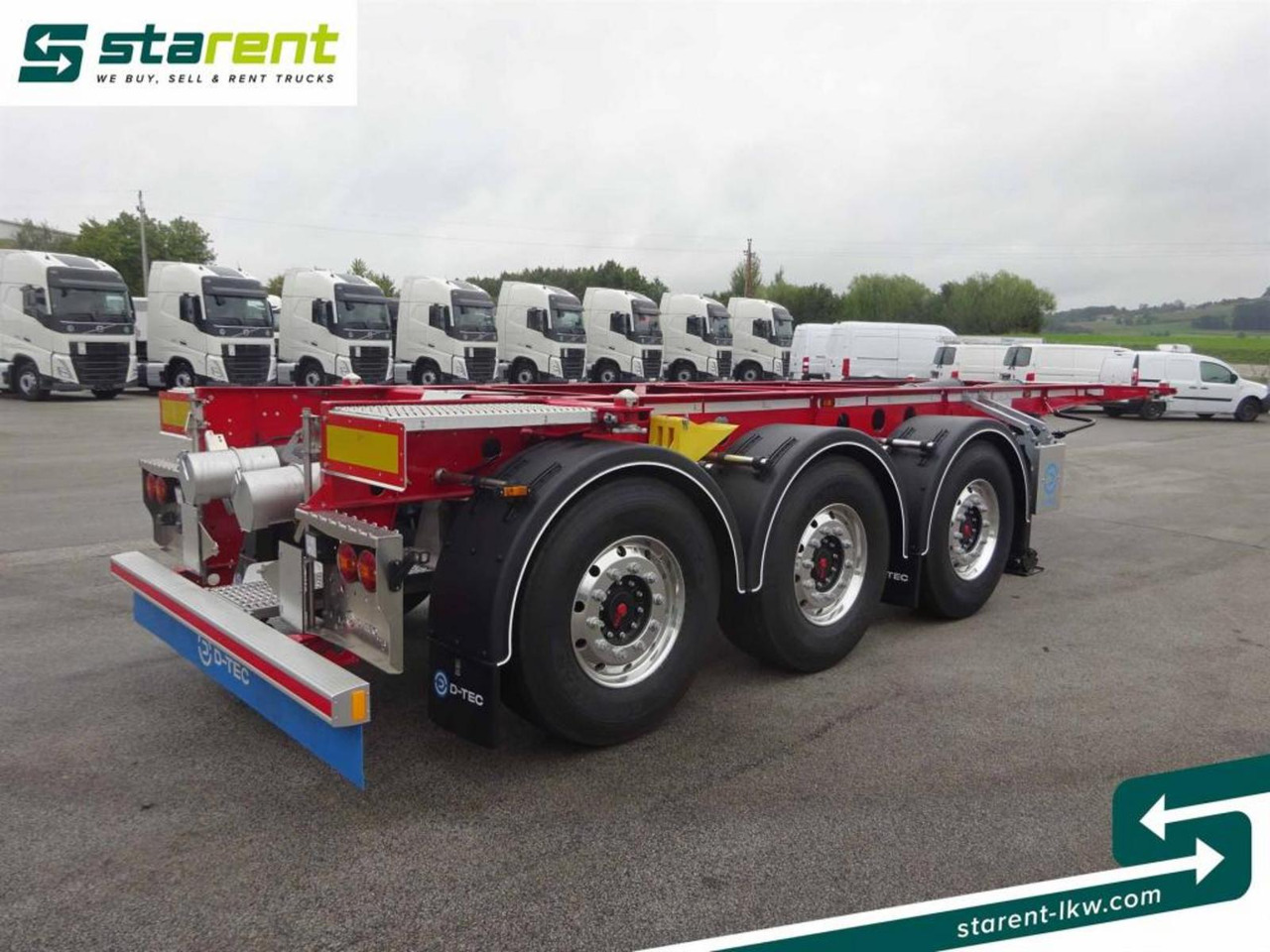 D-TEC Containercarrier CC-20-3-T ADR 1x20 Lift-A - קרון נגרר מוביל מכולות/ החלפת גוף: תמונה 5 D-TEC Containercarrier CC-20-3-T ADR 1x20 Lift-A - קרון נגרר מוביל מכולות/ החלפת גוף: תמונה 5