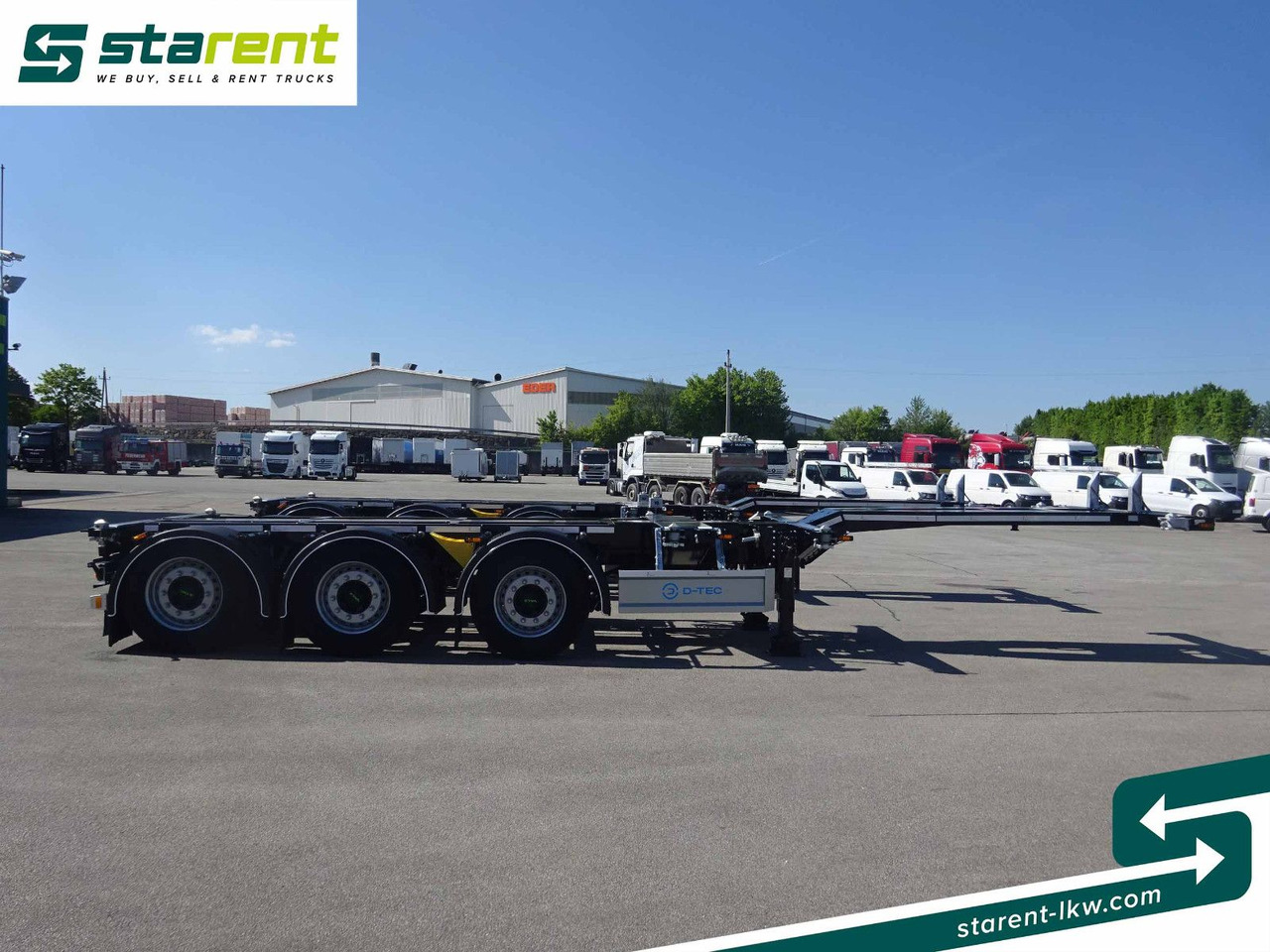 D-TEC Flexitrailer LS Containerchassis ADR, Liftachse - סמיטריילר מוביל מכולות/ החלפת גוף: תמונה 4 D-TEC Flexitrailer LS Containerchassis ADR, Liftachse - סמיטריילר מוביל מכולות/ החלפת גוף: תמונה 4