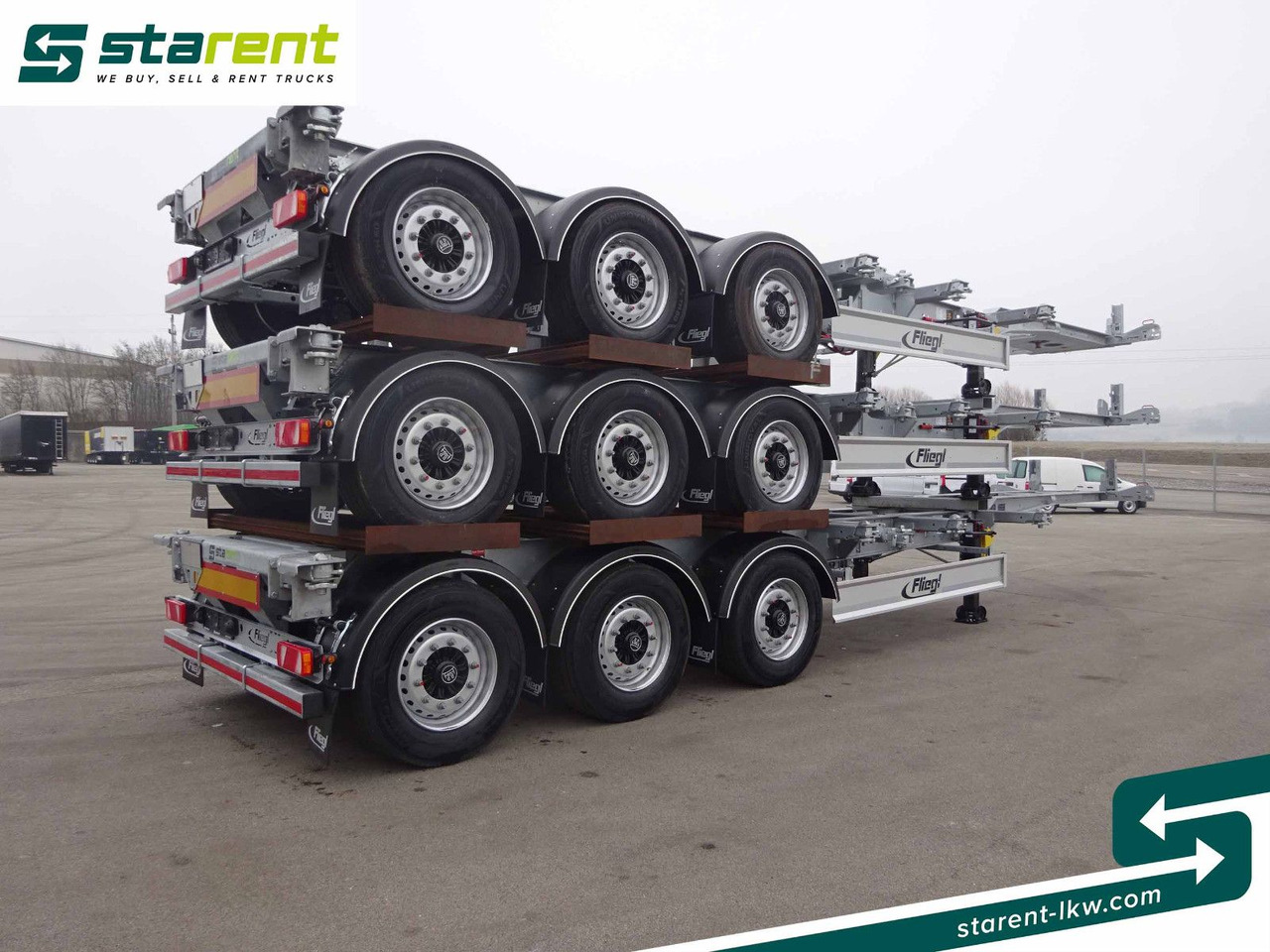 Fliegl Containerchassis ADR, 1x20/2x20/1x30/1x40/1x45 - סמיטריילר מוביל מכולות/ החלפת גוף: תמונה 5 Fliegl Containerchassis ADR, 1x20/2x20/1x30/1x40/1x45 - סמיטריילר מוביל מכולות/ החלפת גוף: תמונה 5