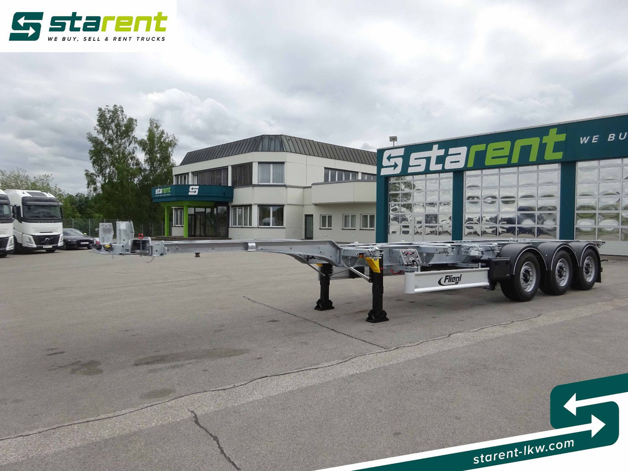 Fliegl Containerchassis ADR, 1x20/2x20/1x30/1x40/1x45 - סמיטריילר מוביל מכולות/ החלפת גוף: תמונה 1 Fliegl Containerchassis ADR, 1x20/2x20/1x30/1x40/1x45 - סמיטריילר מוביל מכולות/ החלפת גוף: תמונה 1