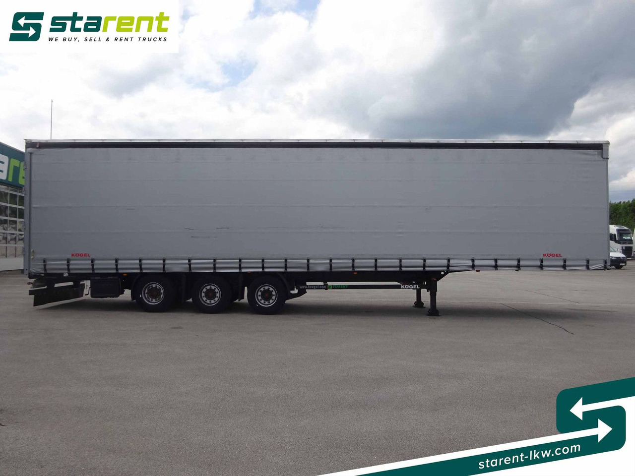 Kögel Mega Tautliner, Hubdach, Liftachse, DC 9.5 Zert. - סמיטריילר עם וילונות צד: תמונה 4 Kögel Mega Tautliner, Hubdach, Liftachse, DC 9.5 Zert. - סמיטריילר עם וילונות צד: תמונה 4