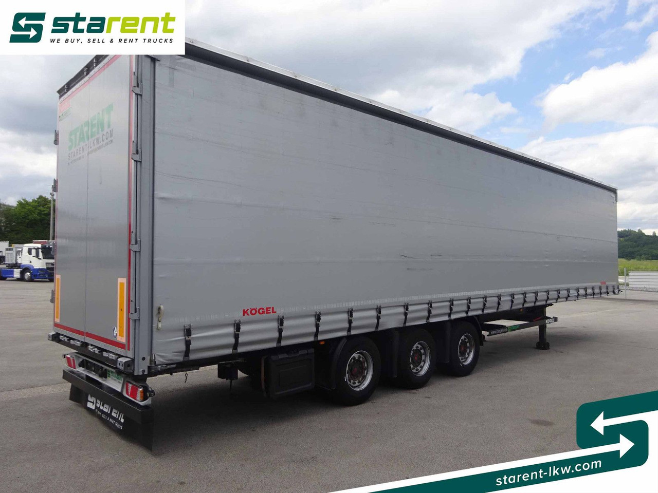 Kögel Mega Tautliner, Hubdach, Liftachse, DC 9.5 Zert. - סמיטריילר עם וילונות צד: תמונה 5 Kögel Mega Tautliner, Hubdach, Liftachse, DC 9.5 Zert. - סמיטריילר עם וילונות צד: תמונה 5