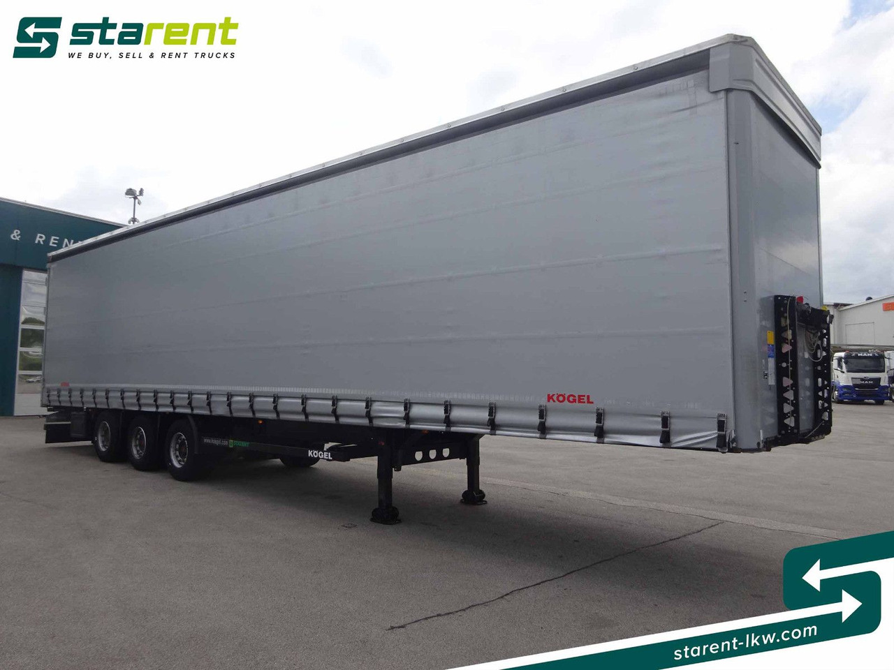 Kögel Mega Tautliner, Hubdach, Liftachse, DC 9.5 Zert. - סמיטריילר עם וילונות צד: תמונה 3 Kögel Mega Tautliner, Hubdach, Liftachse, DC 9.5 Zert. - סמיטריילר עם וילונות צד: תמונה 3