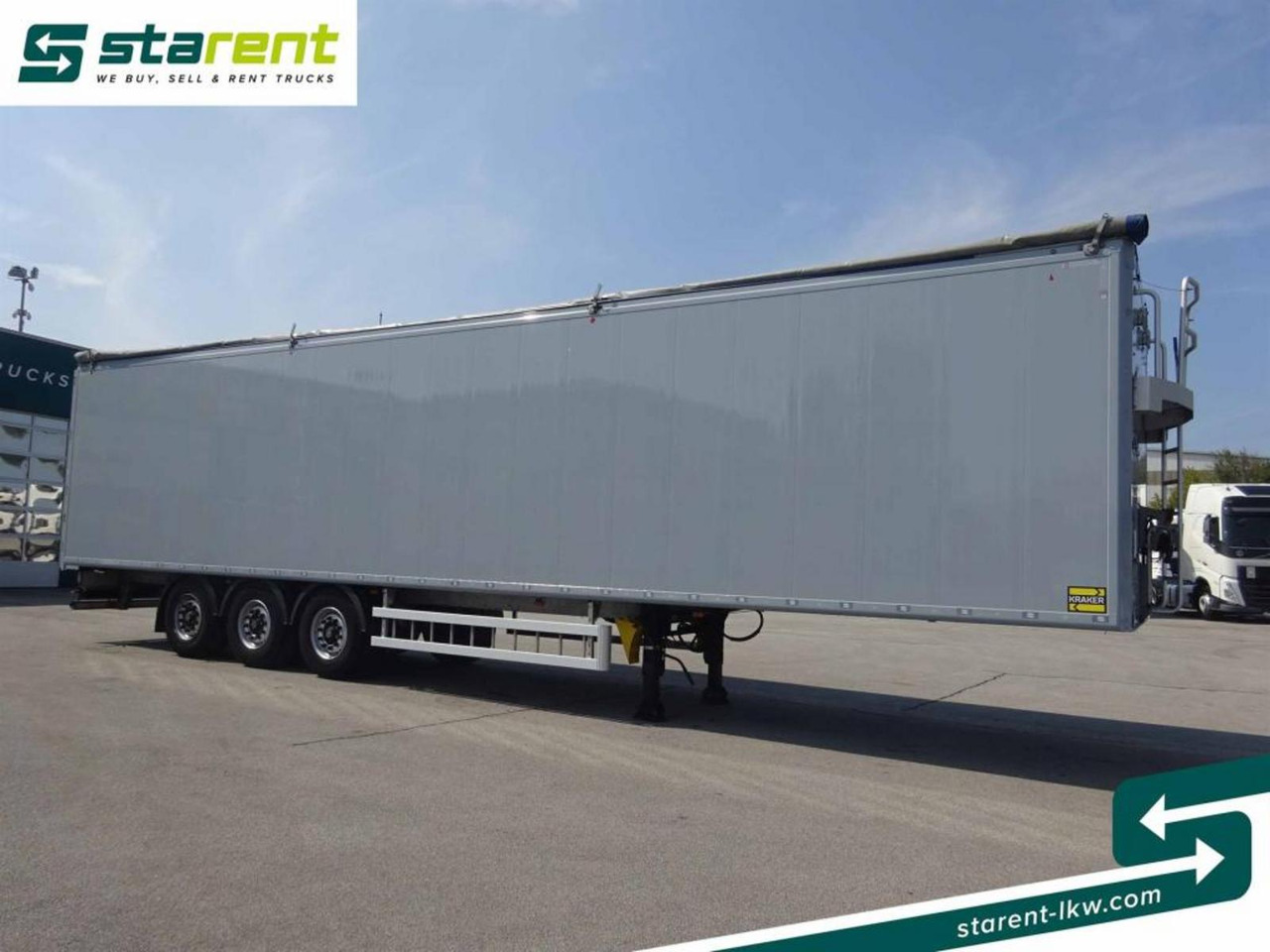 Kraker 10mm 92m³ BPW-Achsen Funk. Verzinkt Liftachse - סמיטריילר עם רצפת הליכה: תמונה 3 Kraker 10mm 92m³ BPW-Achsen Funk. Verzinkt Liftachse - סמיטריילר עם רצפת הליכה: תמונה 3