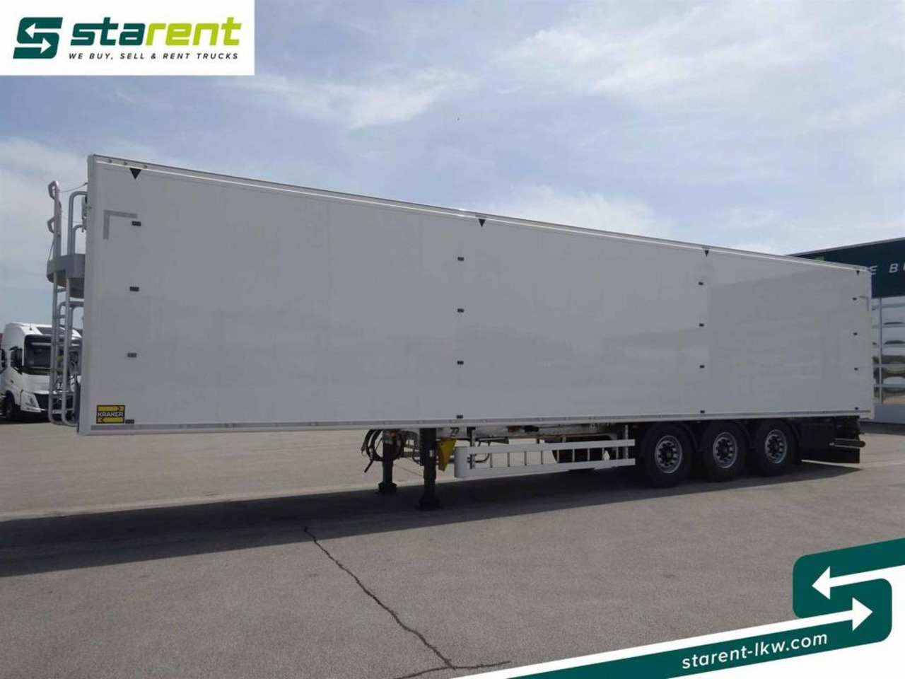 Kraker 8mm 92m³ BPW-Achsen Funk. Verzinkt Liftachse - סמיטריילר עם רצפת הליכה: תמונה 1 Kraker 8mm 92m³ BPW-Achsen Funk. Verzinkt Liftachse - סמיטריילר עם רצפת הליכה: תמונה 1