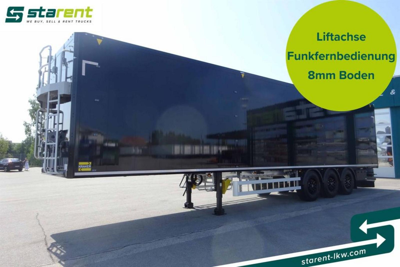 Kraker 8mm 92m³ BPW-Achsen Funk. Verzinkt Liftachse - סמיטריילר עם רצפת הליכה: תמונה 1 Kraker 8mm 92m³ BPW-Achsen Funk. Verzinkt Liftachse - סמיטריילר עם רצפת הליכה: תמונה 1