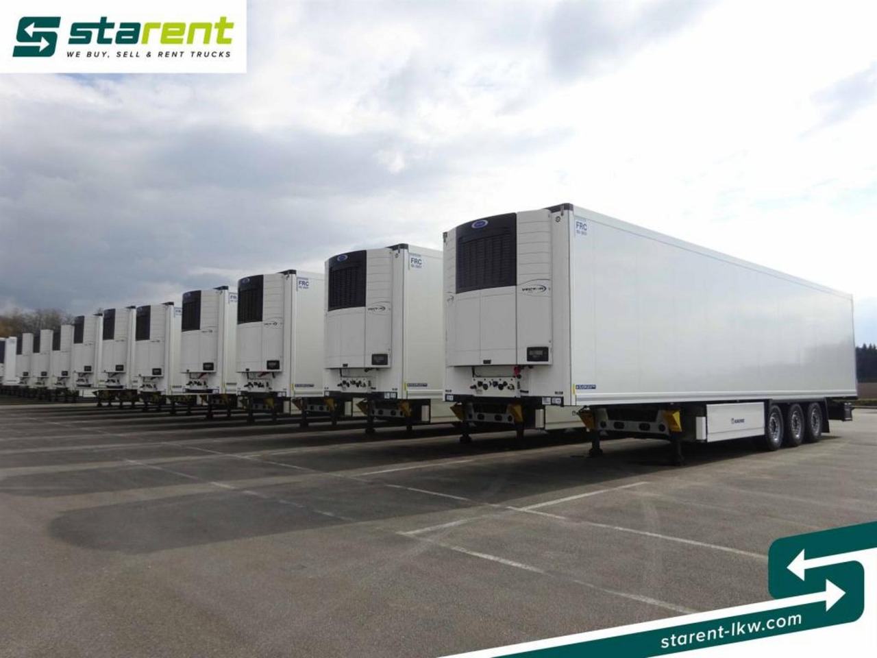 Krone Carrier Vector 1550 Blumenbreit Liftachse - סמיטריילר עם קירור: תמונה 1 Krone Carrier Vector 1550 Blumenbreit Liftachse - סמיטריילר עם קירור: תמונה 1