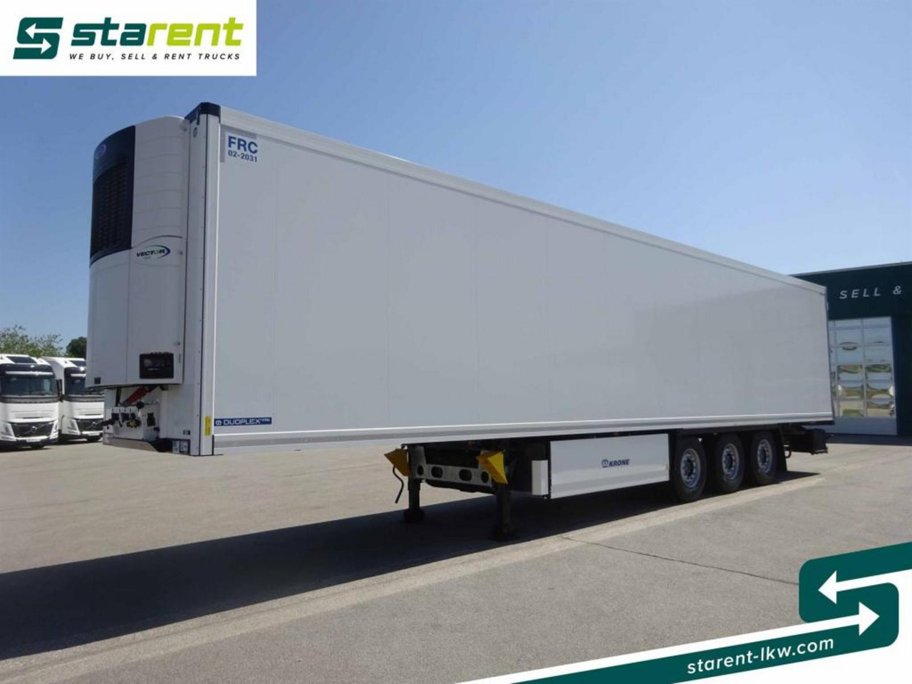 Krone Carrier Vector 1550 Blumenbreit Liftachse - סמיטריילר עם קירור: תמונה 1 Krone Carrier Vector 1550 Blumenbreit Liftachse - סמיטריילר עם קירור: תמונה 1