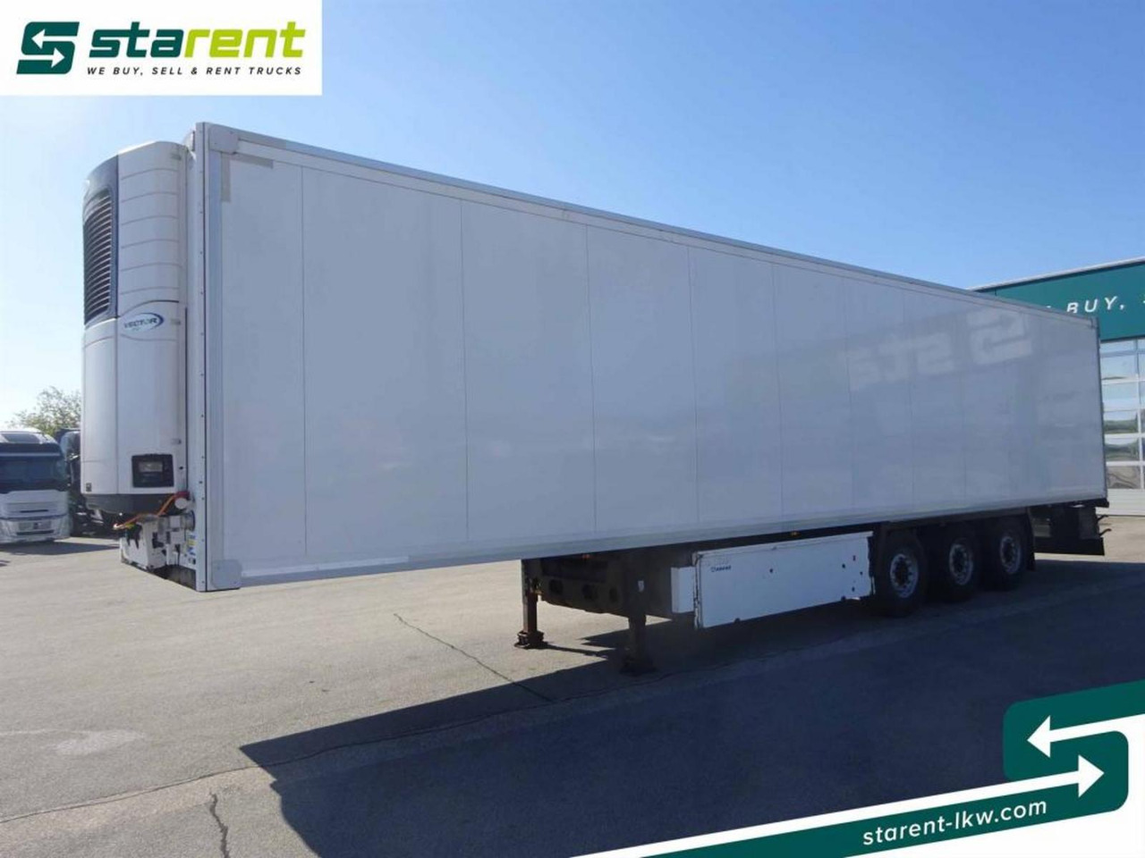 Krone Carrier Vector 1950 Doppelstock Liftachse Trennw. - סמיטריילר עם קירור: תמונה 1 Krone Carrier Vector 1950 Doppelstock Liftachse Trennw. - סמיטריילר עם קירור: תמונה 1