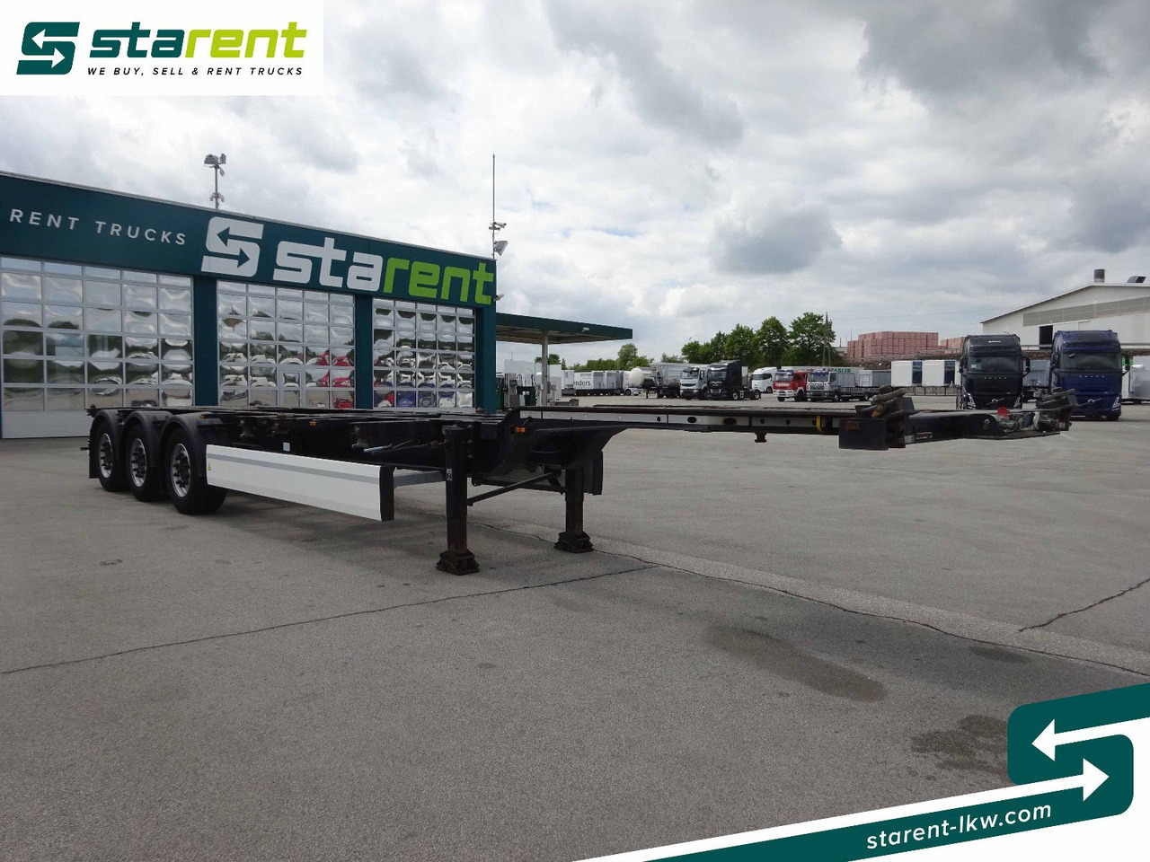 Krone Containerchassis 1x20/2x20/1x40/1x45, Liftachse - סמיטריילר מוביל מכולות/ החלפת גוף: תמונה 3 Krone Containerchassis 1x20/2x20/1x40/1x45, Liftachse - סמיטריילר מוביל מכולות/ החלפת גוף: תמונה 3