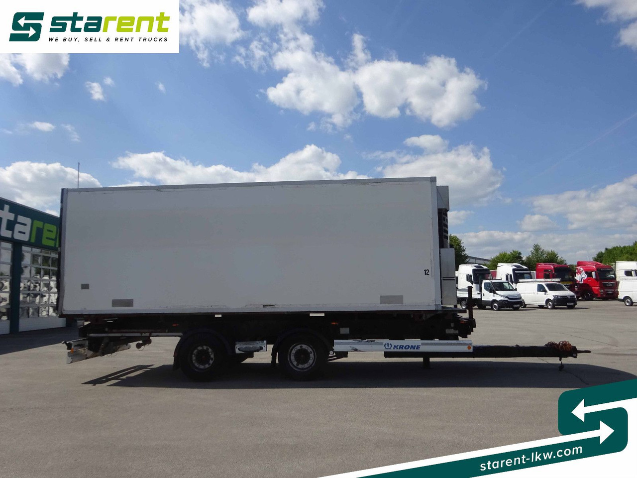Krone Jumbotandemlafette, BDF Wechselrahmen - קרון נגרר עם קירור: תמונה 4 Krone Jumbotandemlafette, BDF Wechselrahmen - קרון נגרר עם קירור: תמונה 4