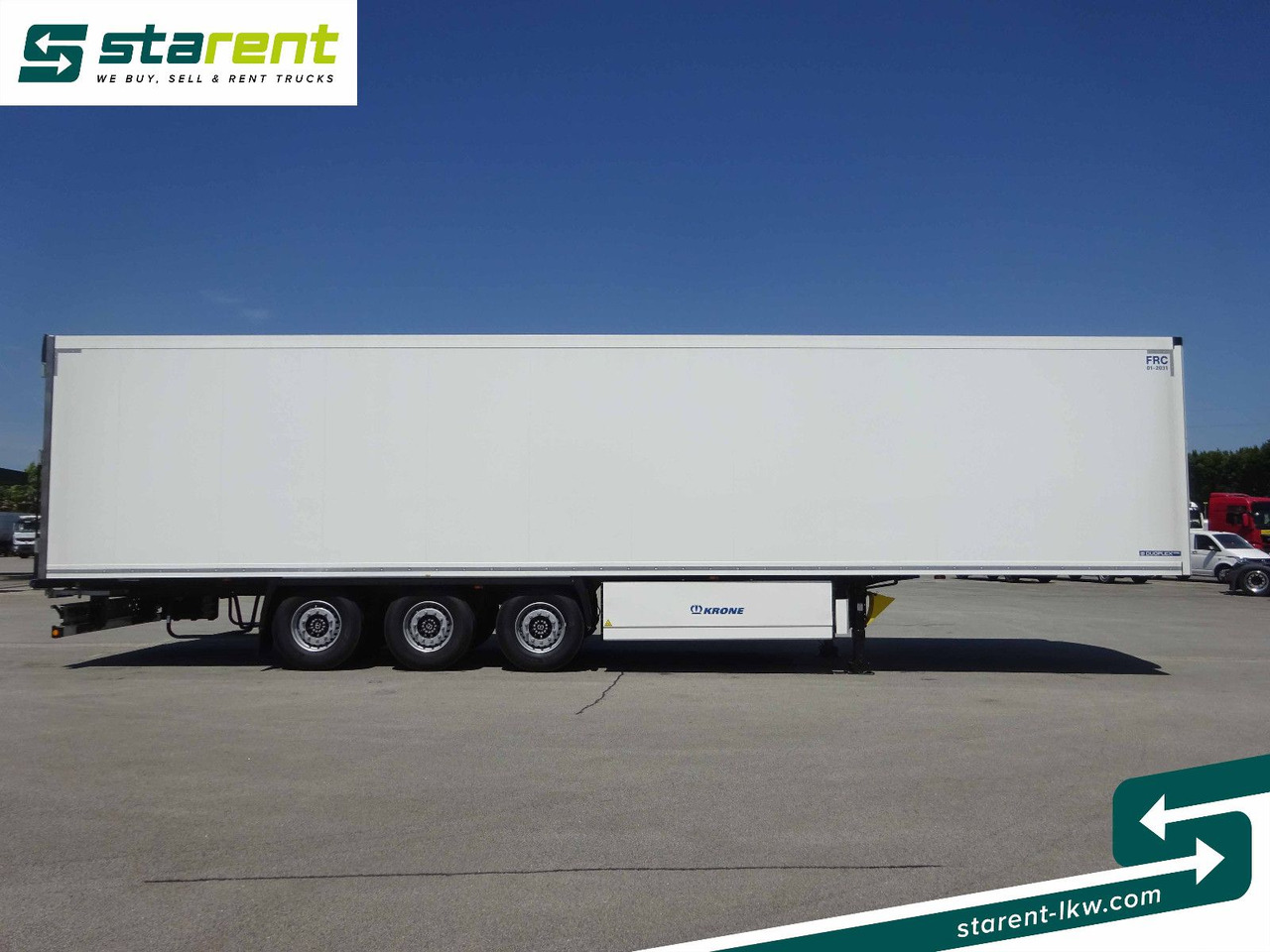 Krone Thermotrailer Carrier Vector 1550, Zurrleisten - סמיטריילר עם קירור: תמונה 4 Krone Thermotrailer Carrier Vector 1550, Zurrleisten - סמיטריילר עם קירור: תמונה 4